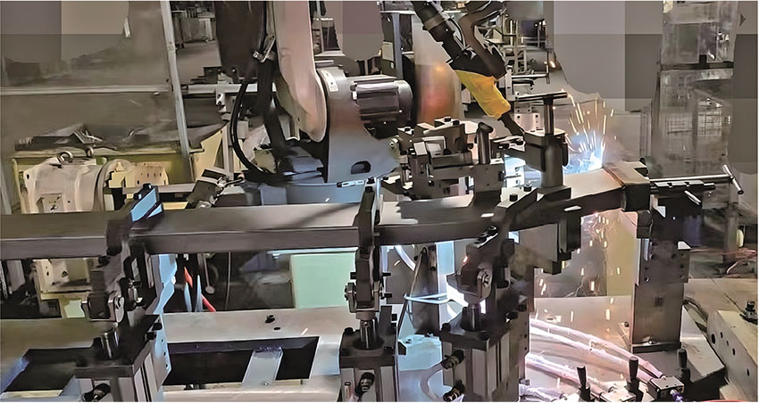 Automated steel welding equipment