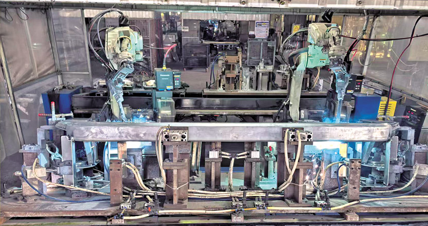 Automated welding production equipment