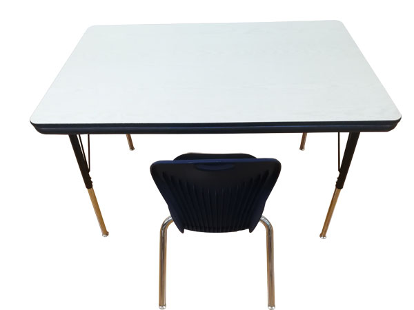 Combination table and chair