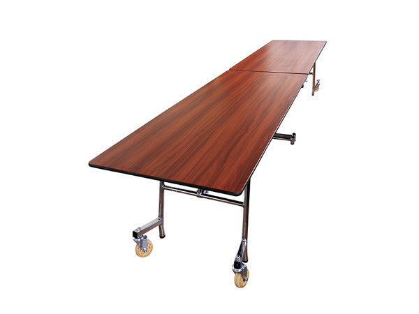 Rectangular folding dining table without stool